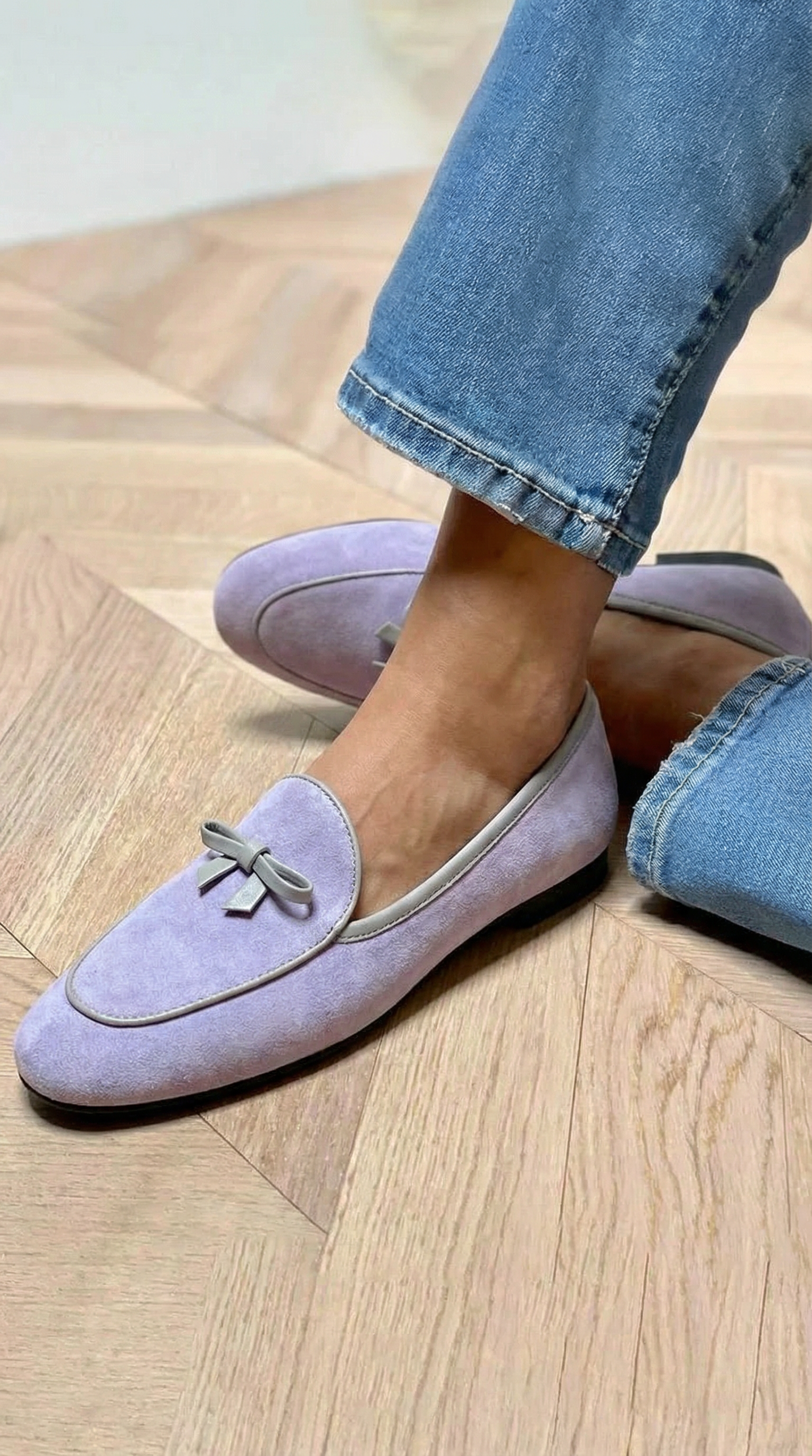 Geneviève - Elegante platte schoenen met strik