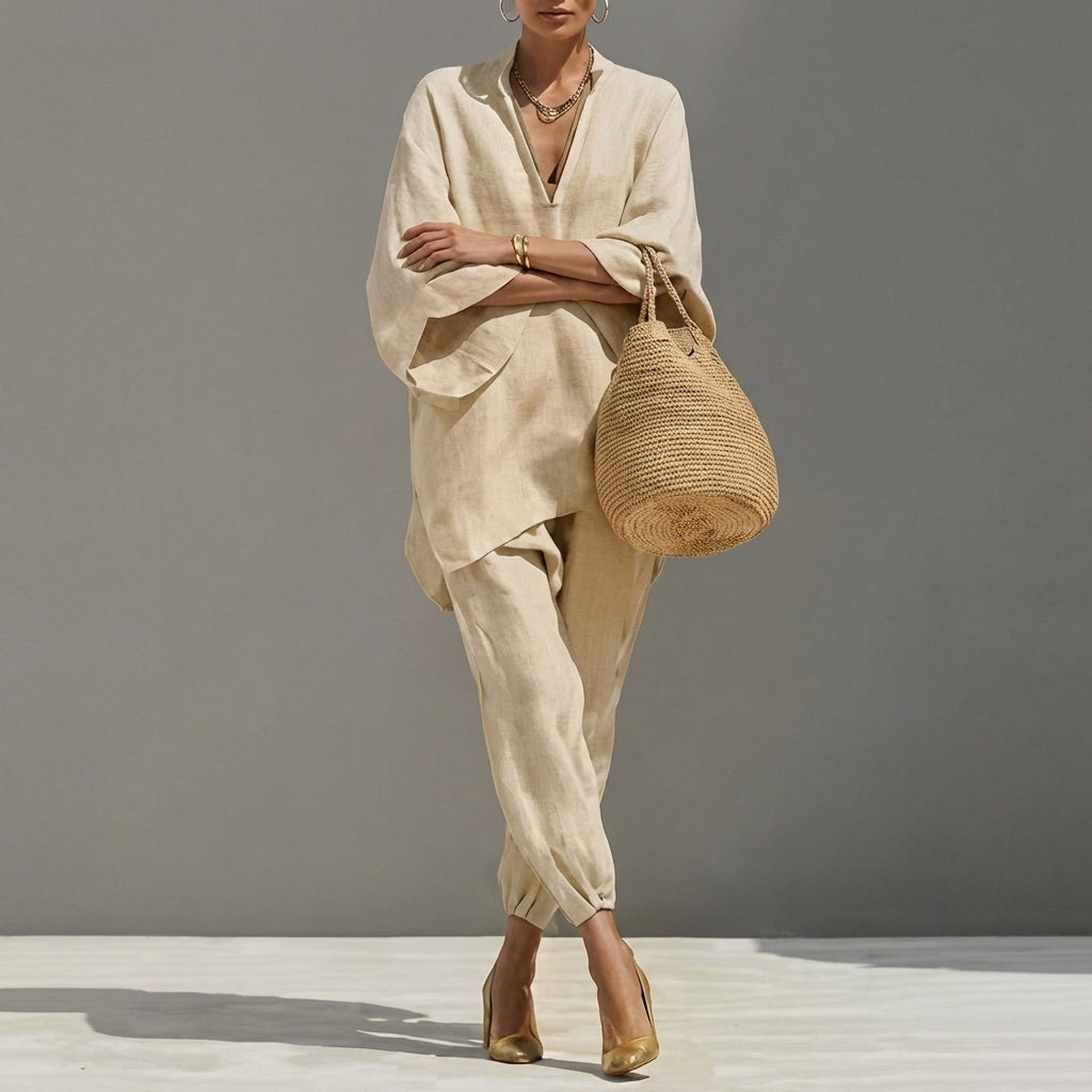 Ginevra - Relaxte tweedelige set