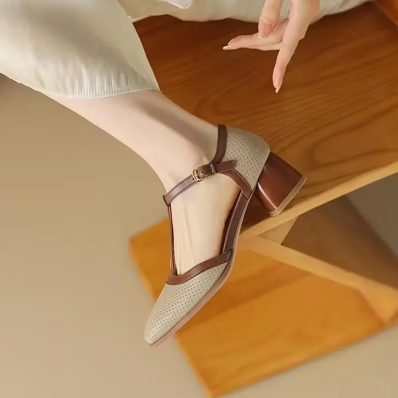 Helene - Elegante damesschoenen met een middelhoge hak