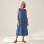 Iva - Mouwloze midi-jurk