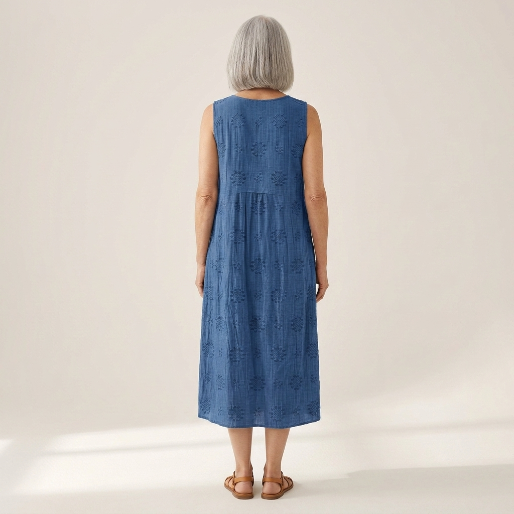 Iva - Mouwloze midi-jurk