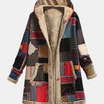 Jade - Vintage patchwork fleecejack