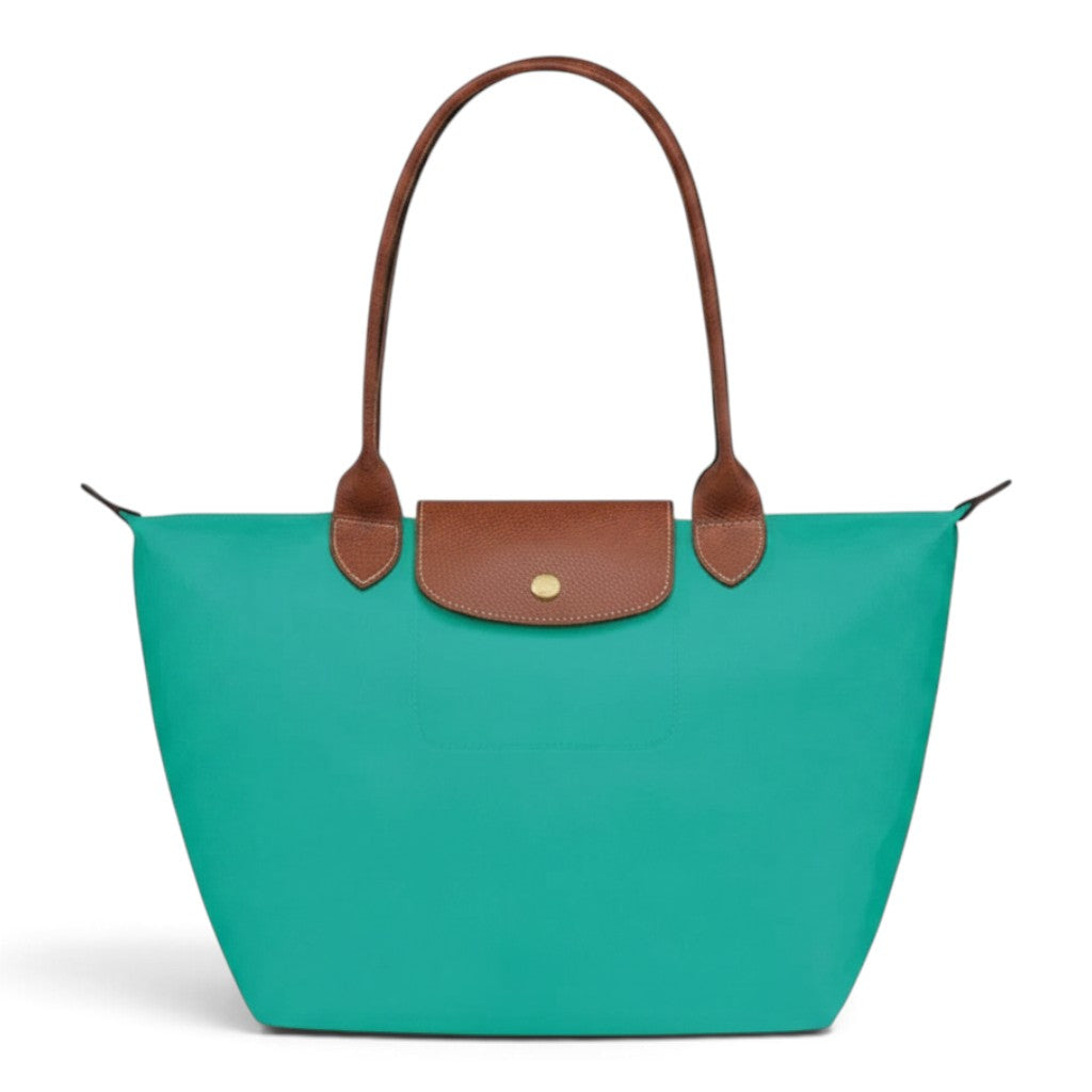Janke - Grote opvouwbare draagtas in turquoise
