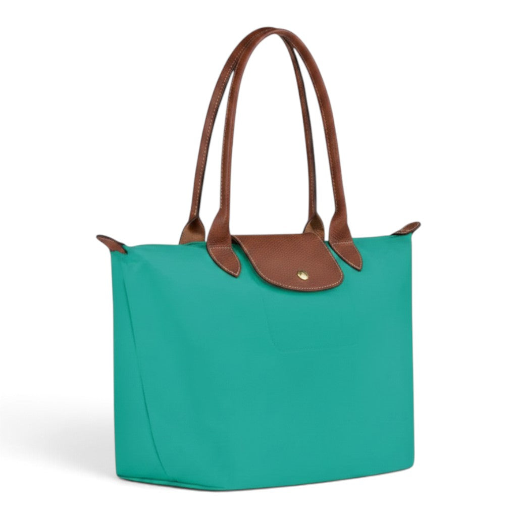 Janke - Grote opvouwbare draagtas in turquoise