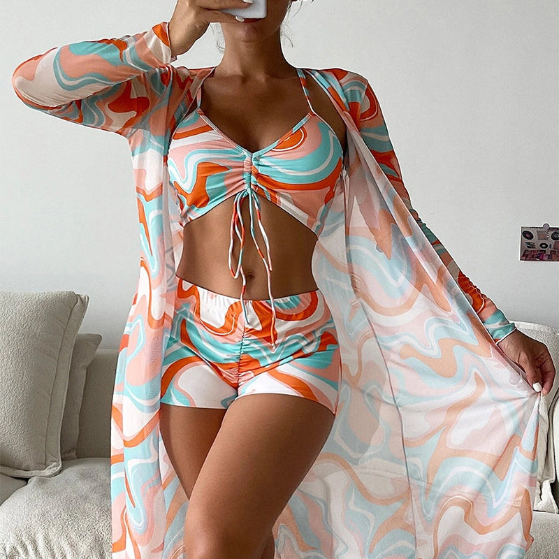 Janneke - 3-delig Bikini Set met Print