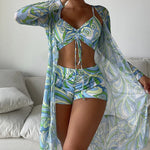 Janneke - 3-delig Bikini Set met Print
