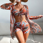 Janneke - 3-delig Bikini Set met Print