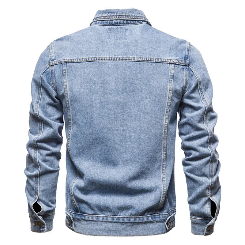 Jasper - Denim motorcycle jack