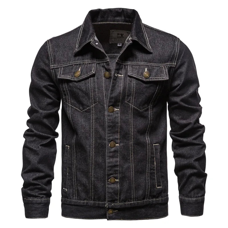 Jasper - Denim motorcycle jack