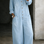 Jeanine - Casual denim tuinbroek