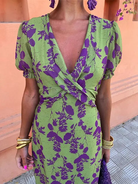 Jinte - Elegante stijlvolle zomerjurk