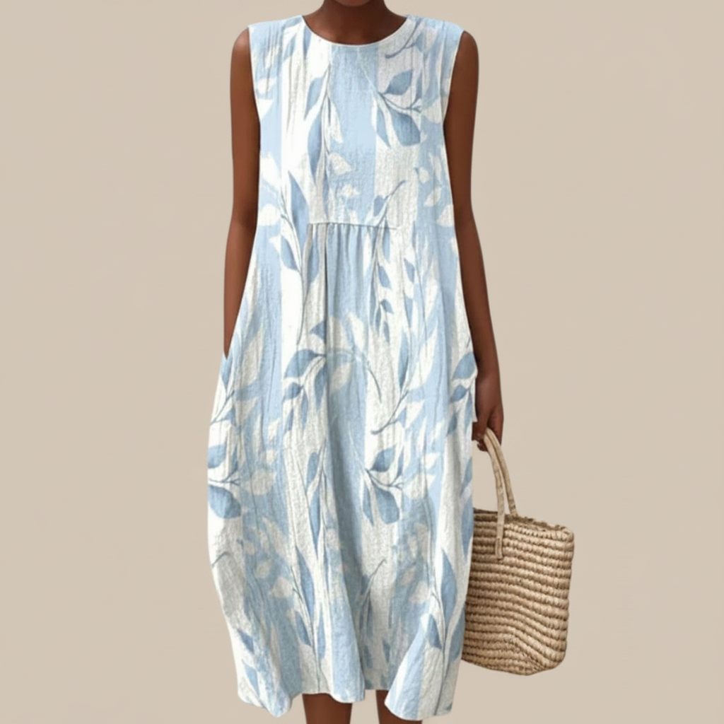 Joy - Mouwloze midi-jurk