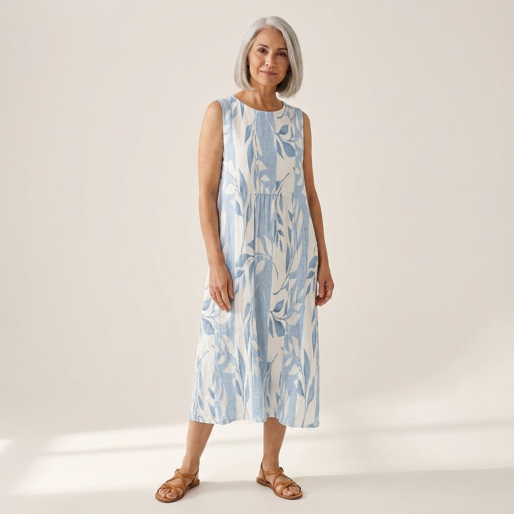 Joy - Mouwloze midi-jurk