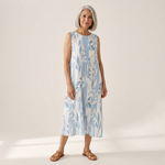 Joy - Mouwloze midi-jurk