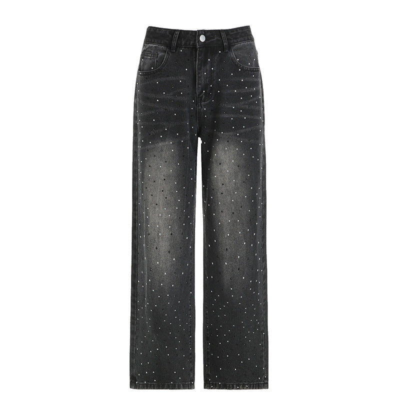 Kelly - Glitter spijkerbroek