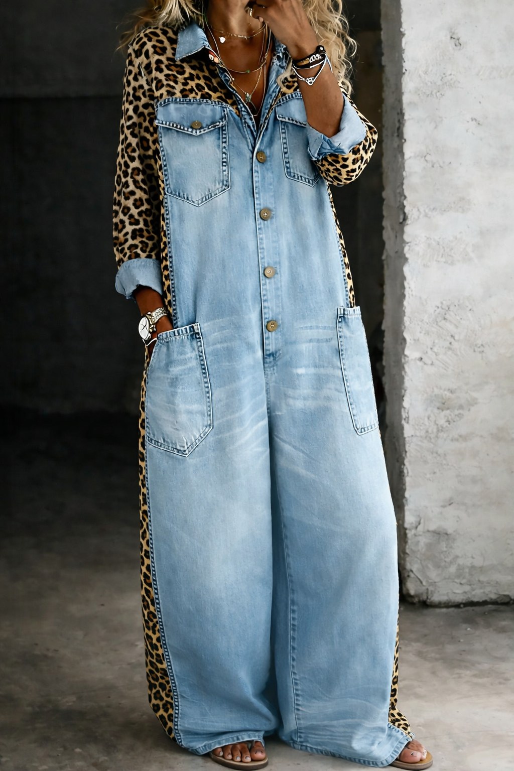 Kim - Denim jumpsuit