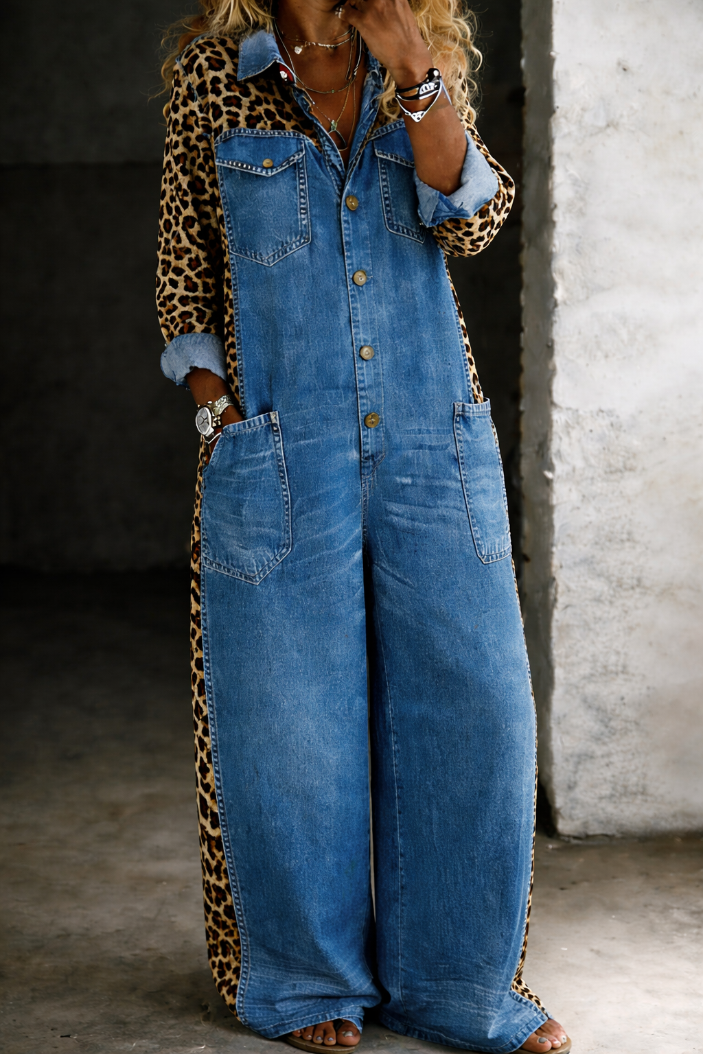 Kim - Denim jumpsuit