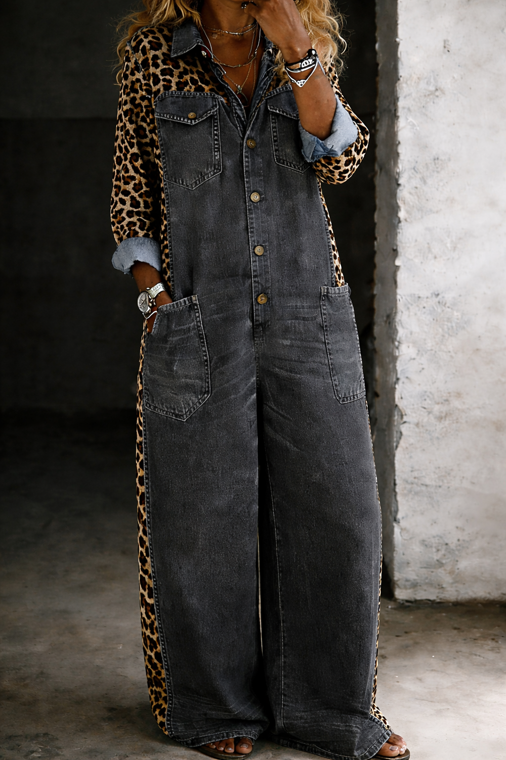 Kim - Denim jumpsuit