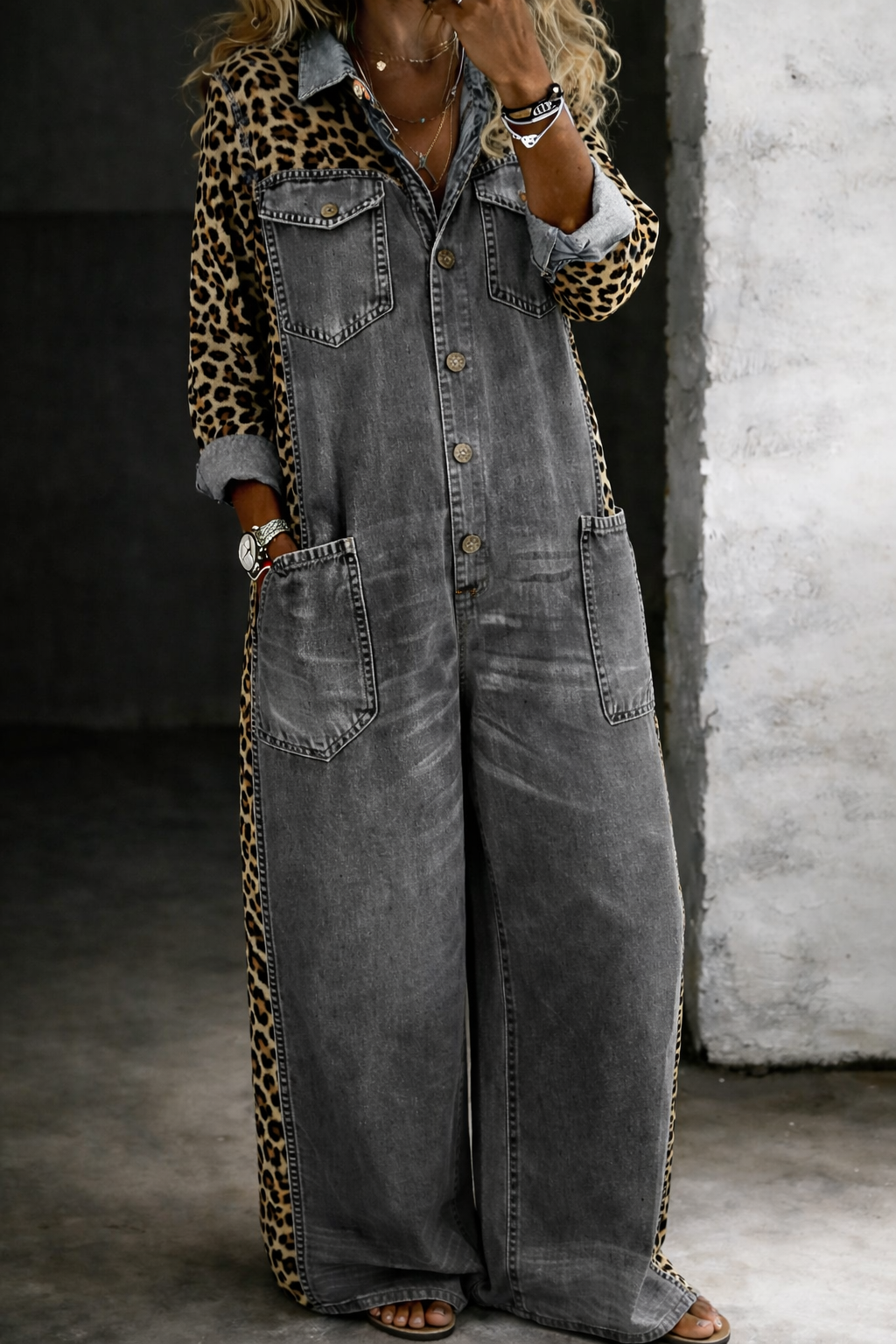 Kim - Denim jumpsuit
