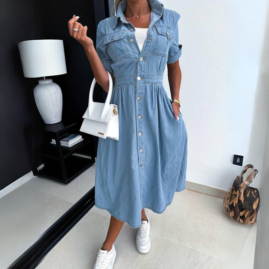 Kyra - Casual denim jurk