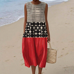 Layla - Mouwloze midi-jurk
