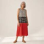 Layla - Mouwloze midi-jurk