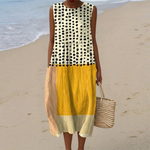 Leah - Mouwloze midi-jurk