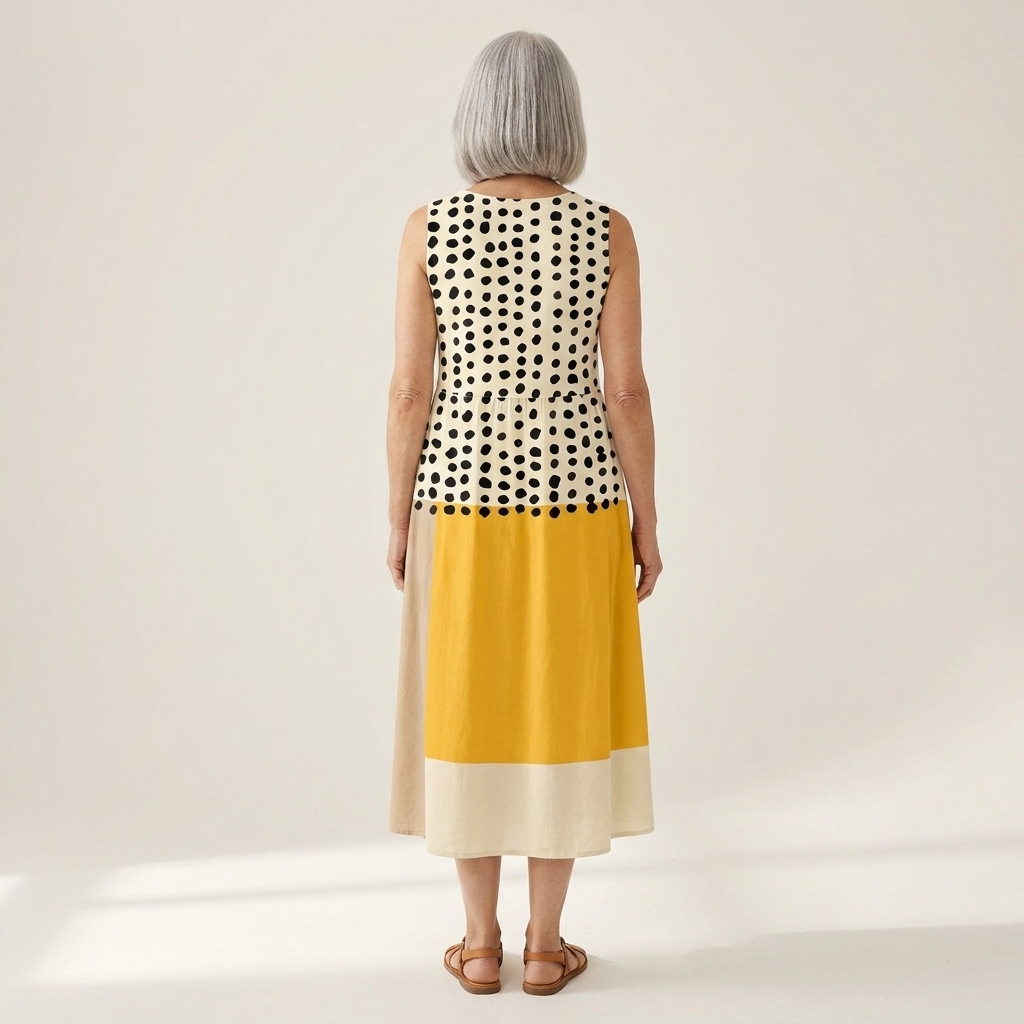 Leah - Mouwloze midi-jurk