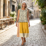 Leah - Mouwloze midi-jurk