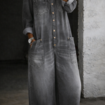 Lieselot - Jumpsuit met blote schouders en lange mouwen