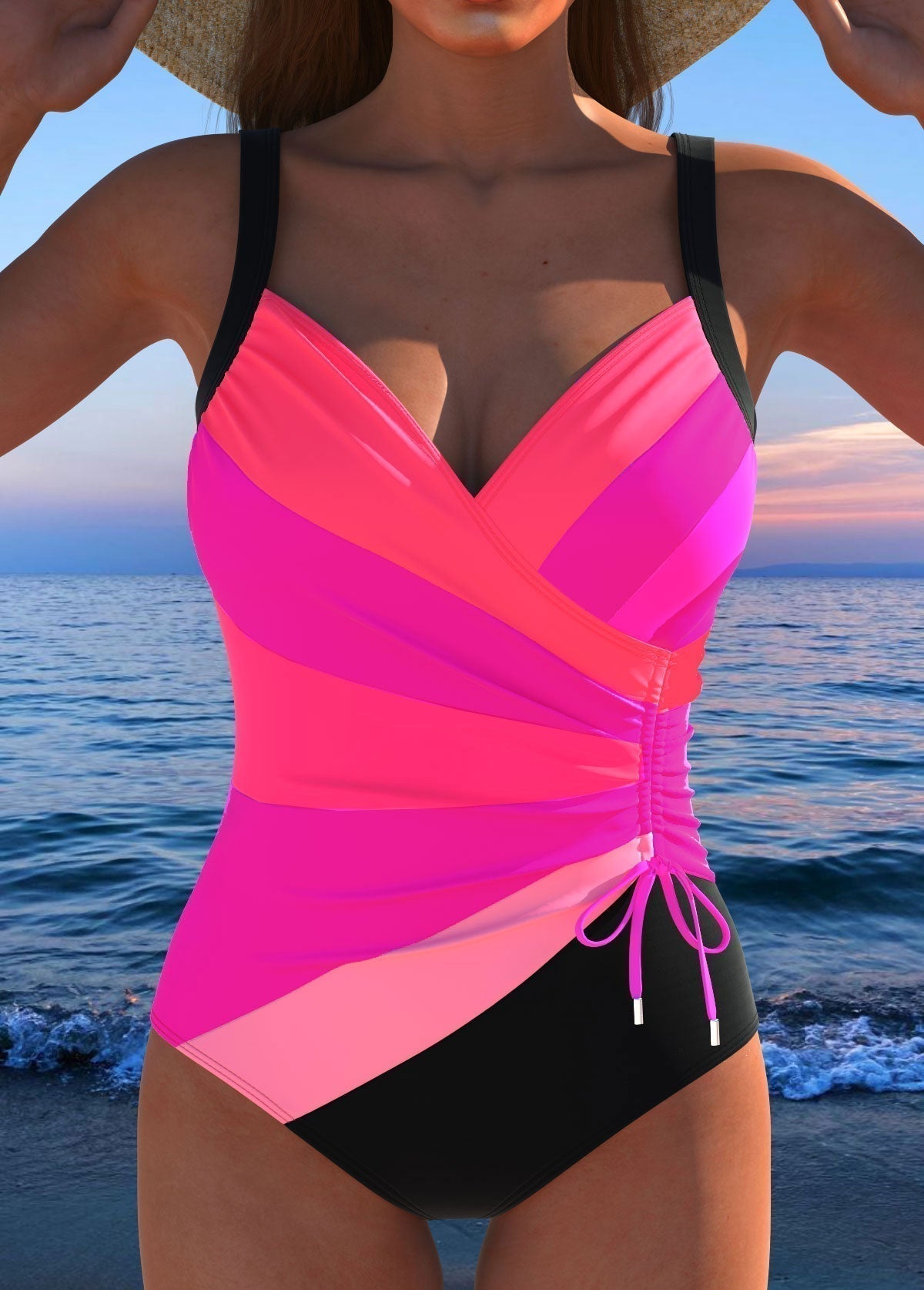 Lieselotte - Elegante badmode met kleurrijke print