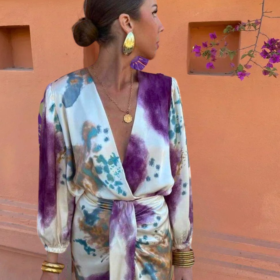 Lieve - Elegante V-hals jurk