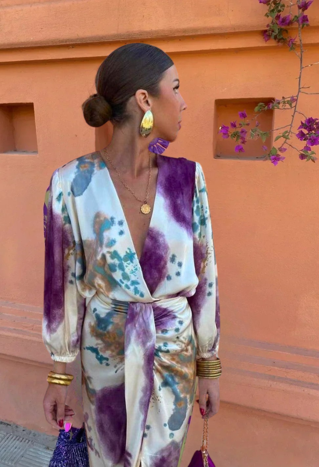 Lieve - Elegante V-hals jurk