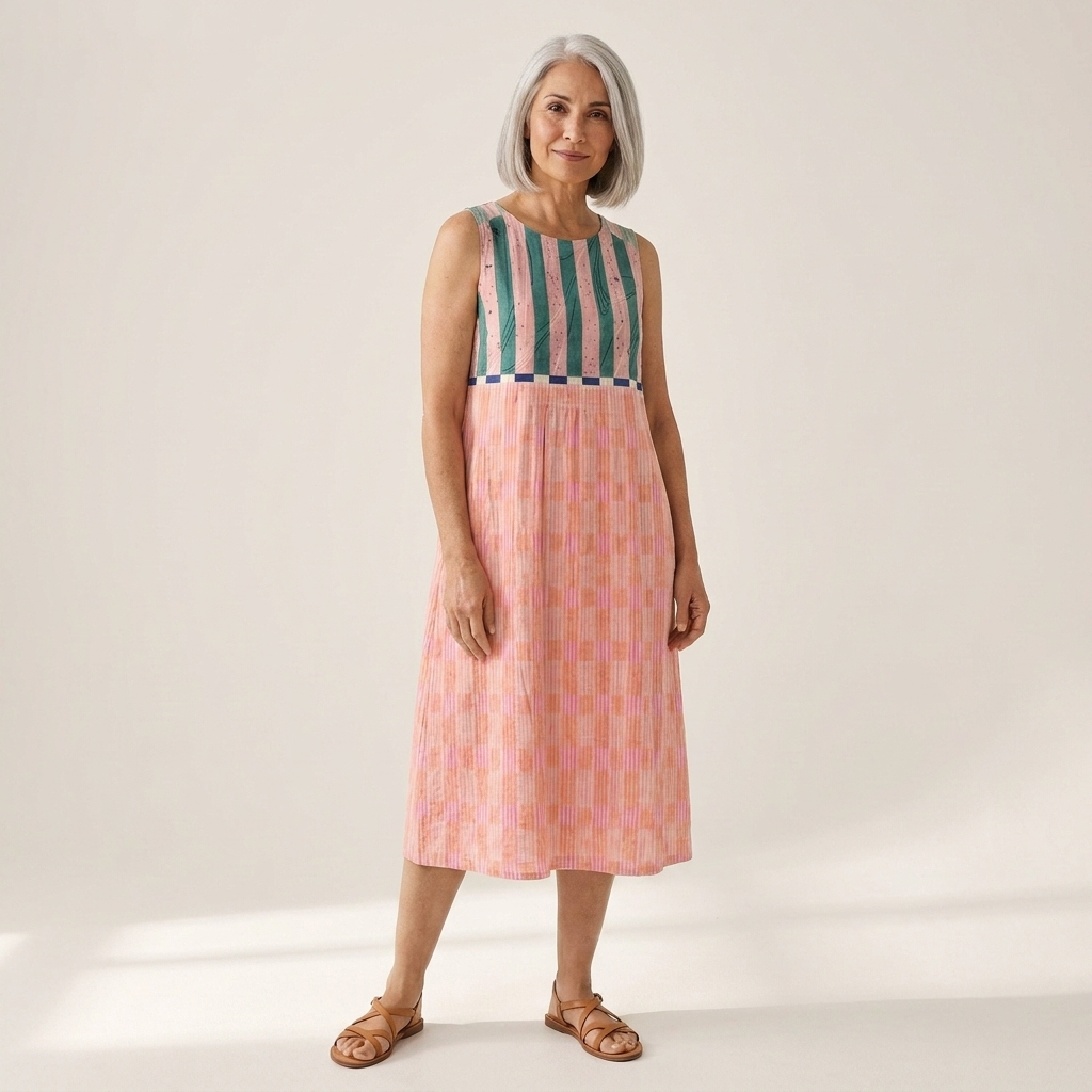 Lily - Mouwloze midi-jurk