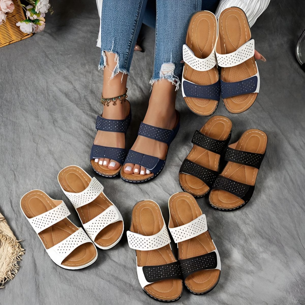 Lynn™ - Elegante Orthopedische Sandalen