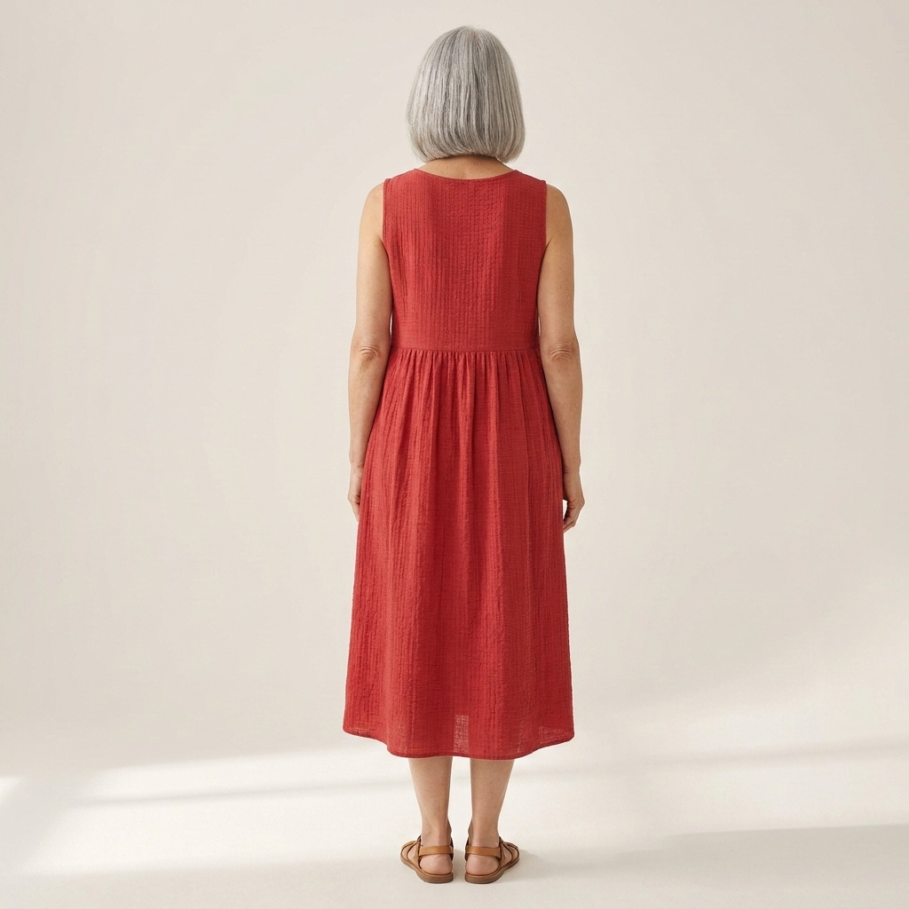 Martina - Mouwloze midi-jurk