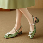 Mathilde - Elegante damesschoenen met bloemdetail