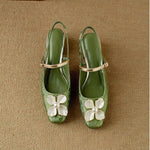 Mathilde - Elegante damesschoenen met bloemdetail