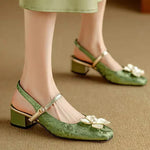 Mathilde - Elegante damesschoenen met bloemdetail