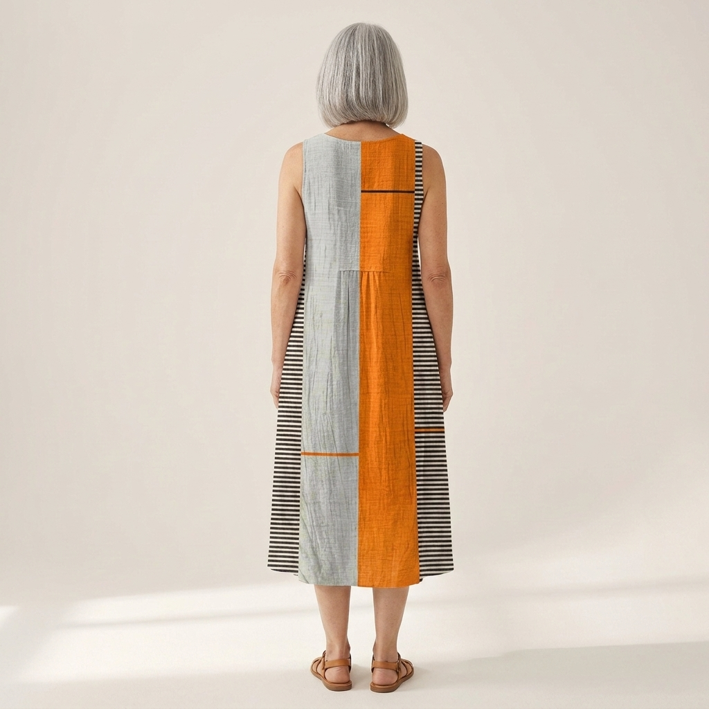 Mei - Mouwloze midi-jurk