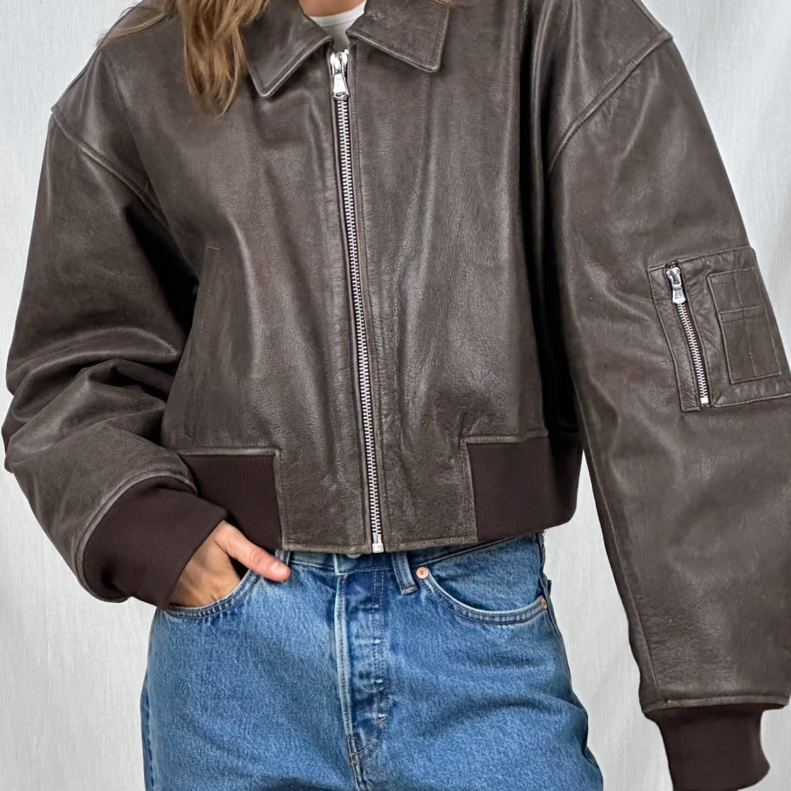 Mette - Cropped bomber