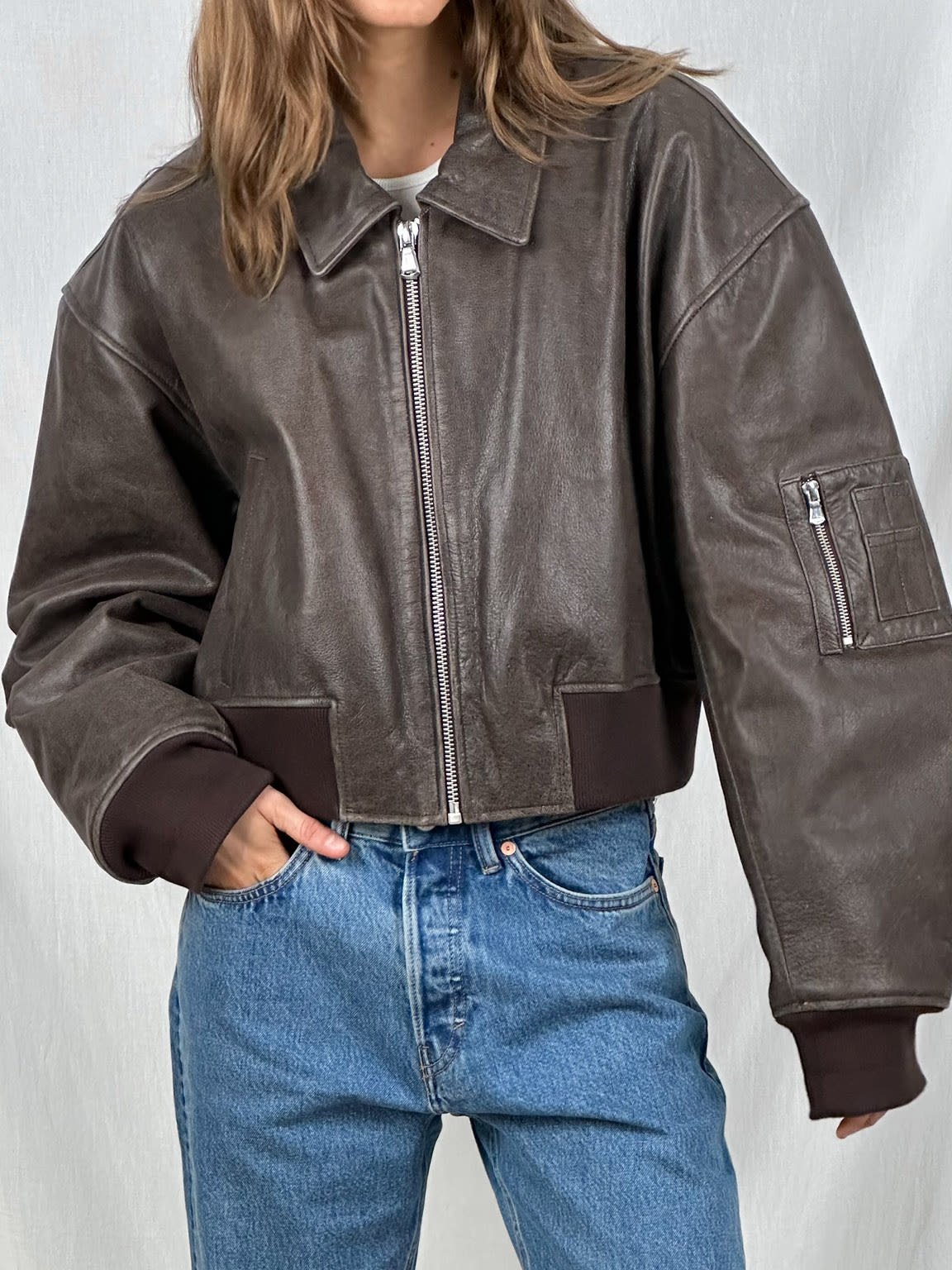 Mette - Cropped bomber