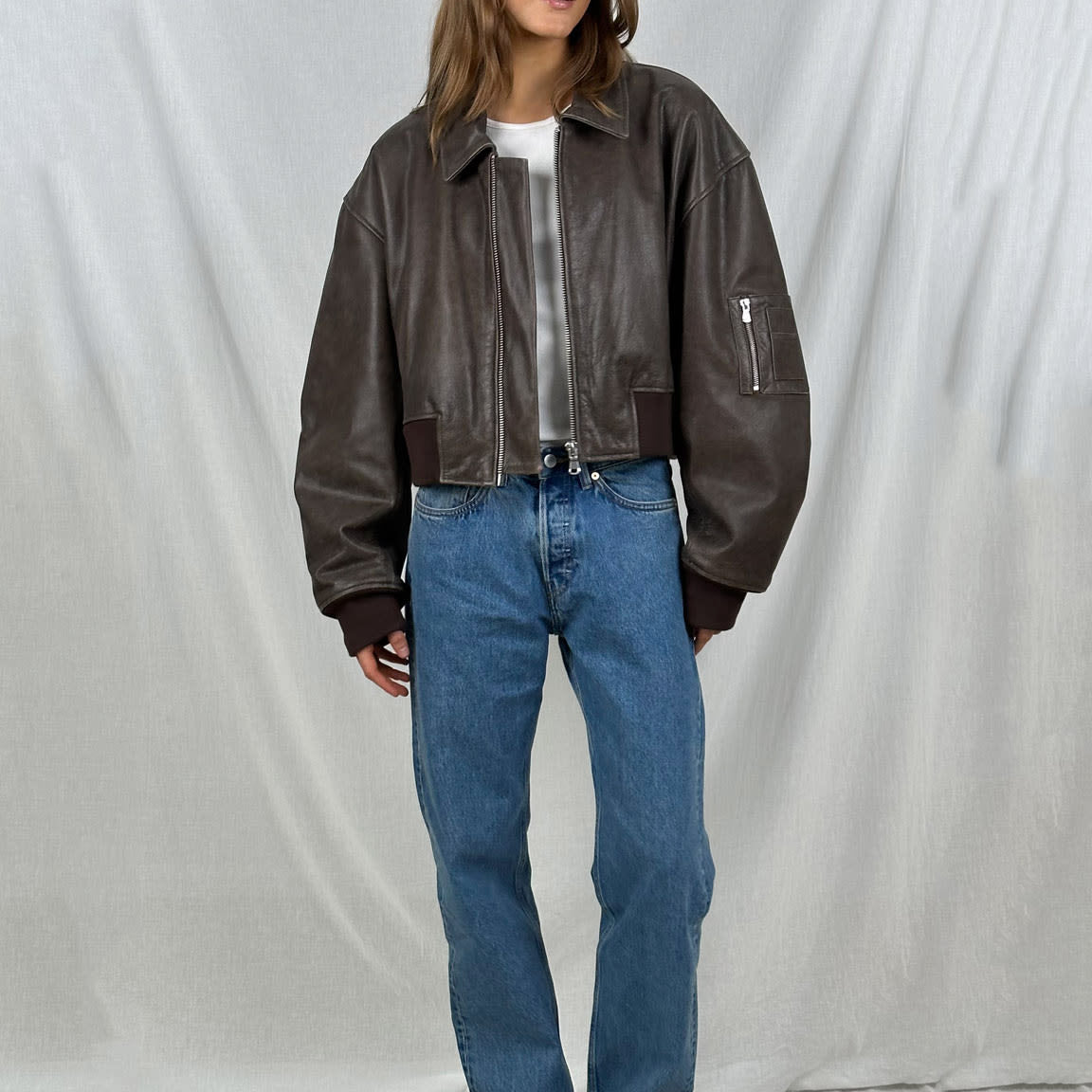 Mette - Cropped bomber