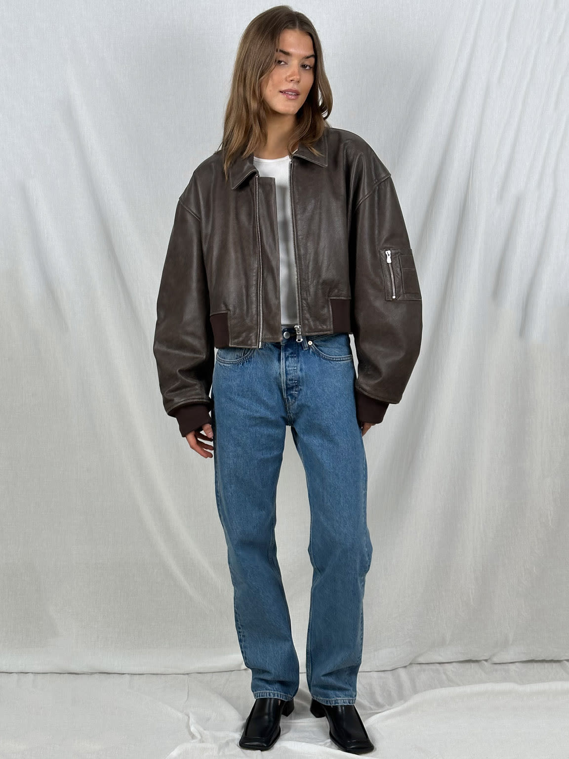 Mette - Cropped bomber