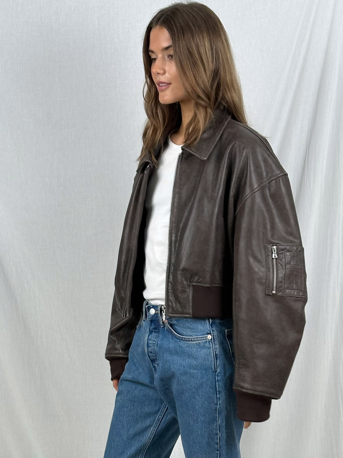 Mette - Cropped bomber
