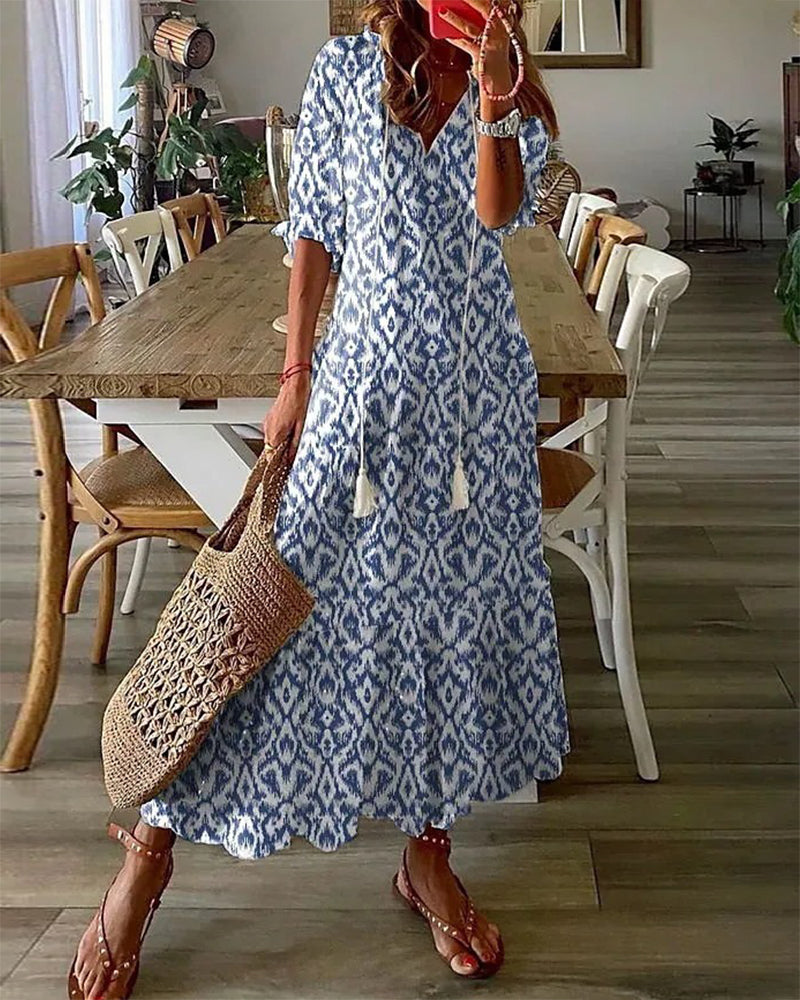 Myrthe - Elegante boho jurk