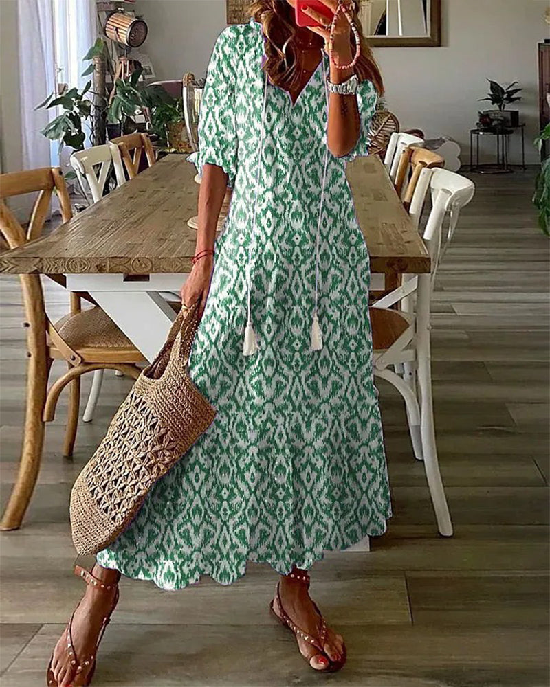 Myrthe - Elegante boho jurk