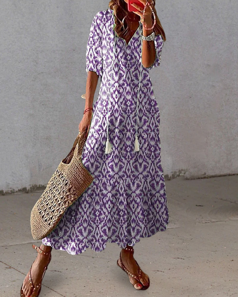 Myrthe - Elegante boho jurk