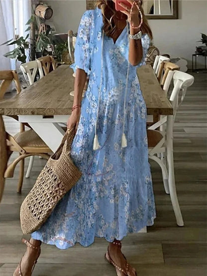 Myrthe - Elegante boho jurk