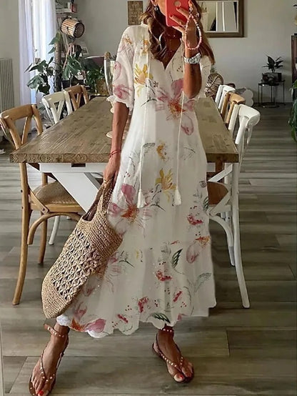 Myrthe - Elegante boho jurk